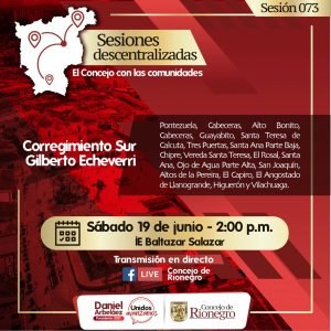 Activación social y diálogo permanente, objetivo de las Sesiones Descentralizadas